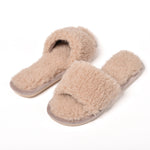 Pantofole donna effetto lanetta Preziosa 0063 beige