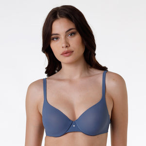 Reggiseno coppa preformata morbida con ferretto Lovable L09WP denim