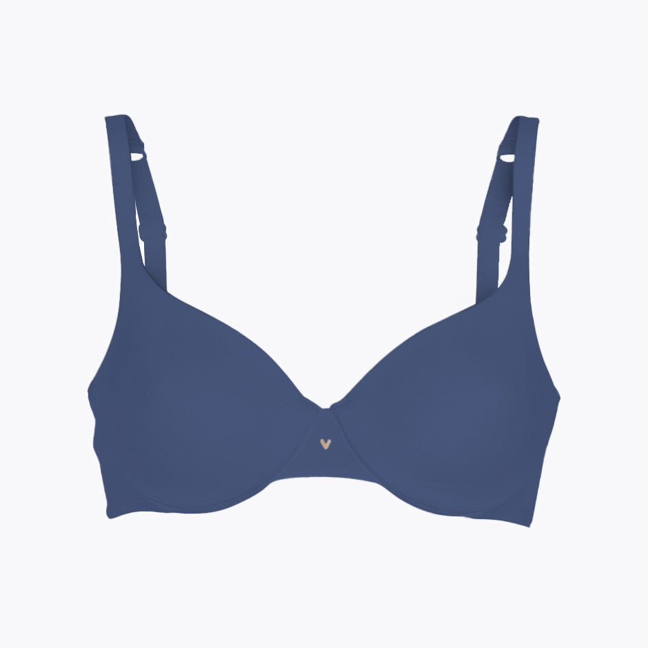 Reggiseno coppa preformata morbida con ferretto Lovable L09WP denim