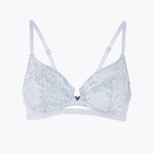 Reggiseno con ferretto in pizzo e tulle Lovable L0CCE cielo