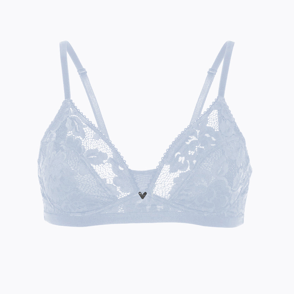 Reggiseno Lovable senza ferretto Lovable L0CCF pizzo e tulle cielo