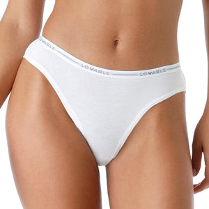 Slip Donna in cotone e modal con elastico loggato LOVABLE L0DE6