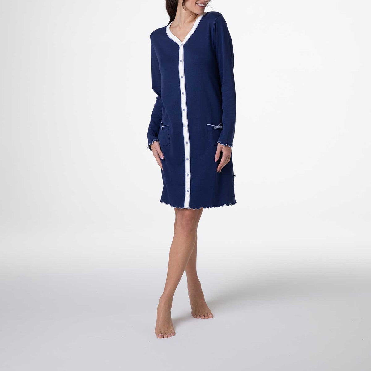 Camicia da notte donna caldo cotone Lovable L0DO9