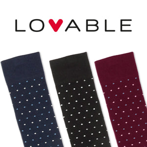 Calze uomo lunghe con rombi Set da 3 Lovable L0DRQ