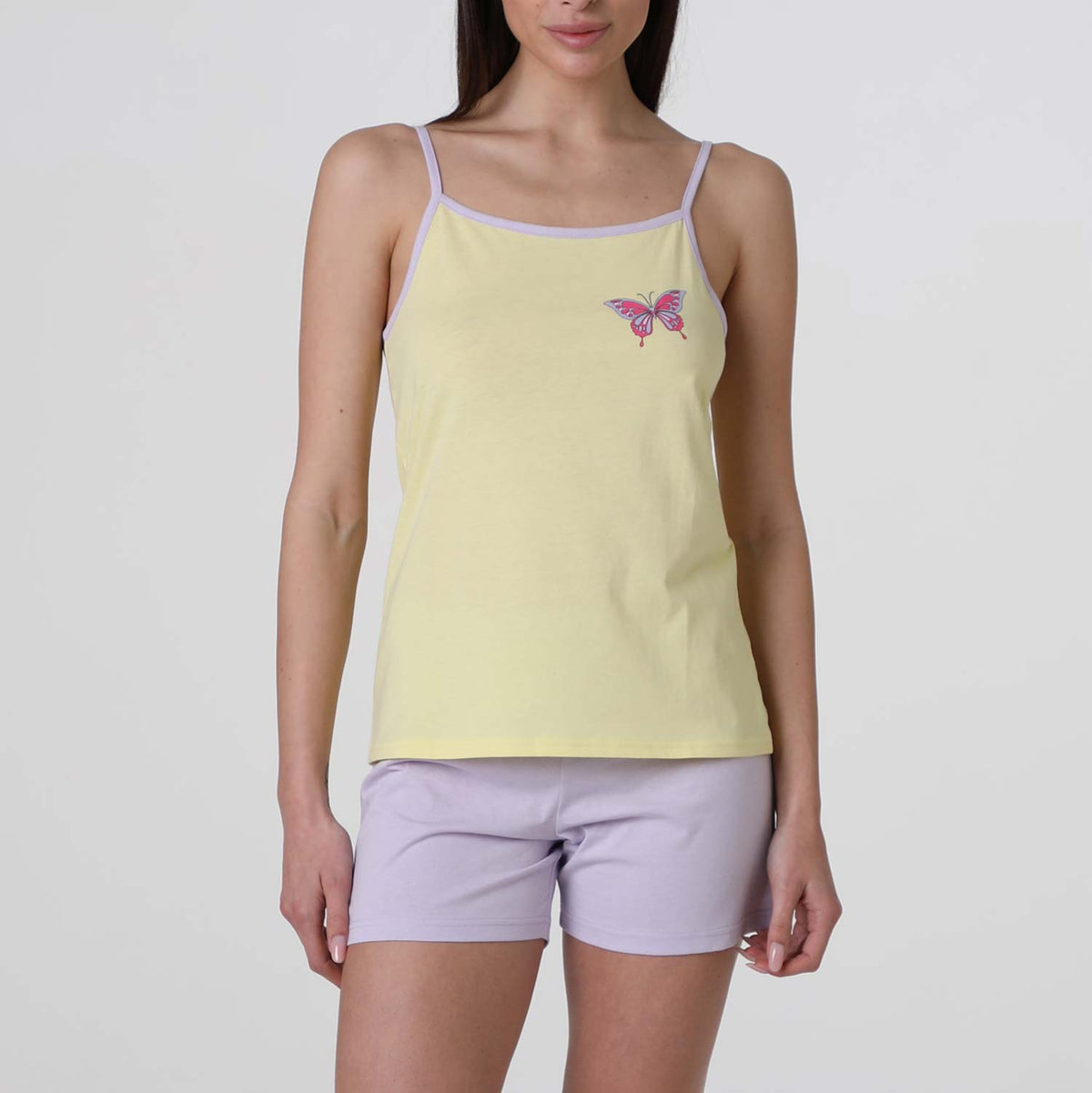 Pigiama donna estivo 100% cotone Lovable L0EQN