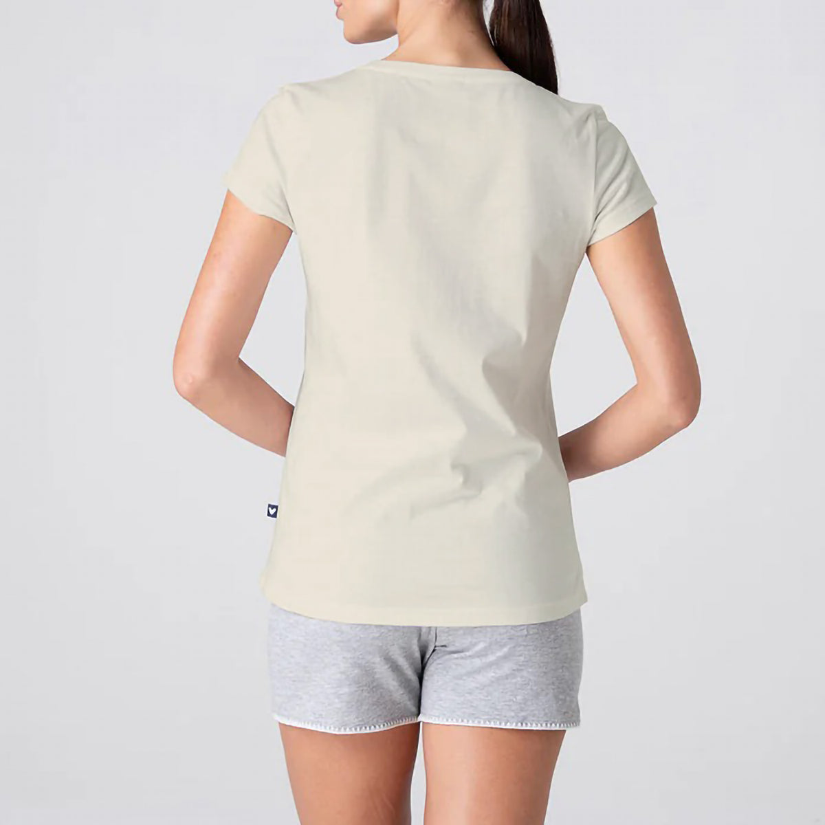 Pigiama donna corto in cotone Lovable L0F0R