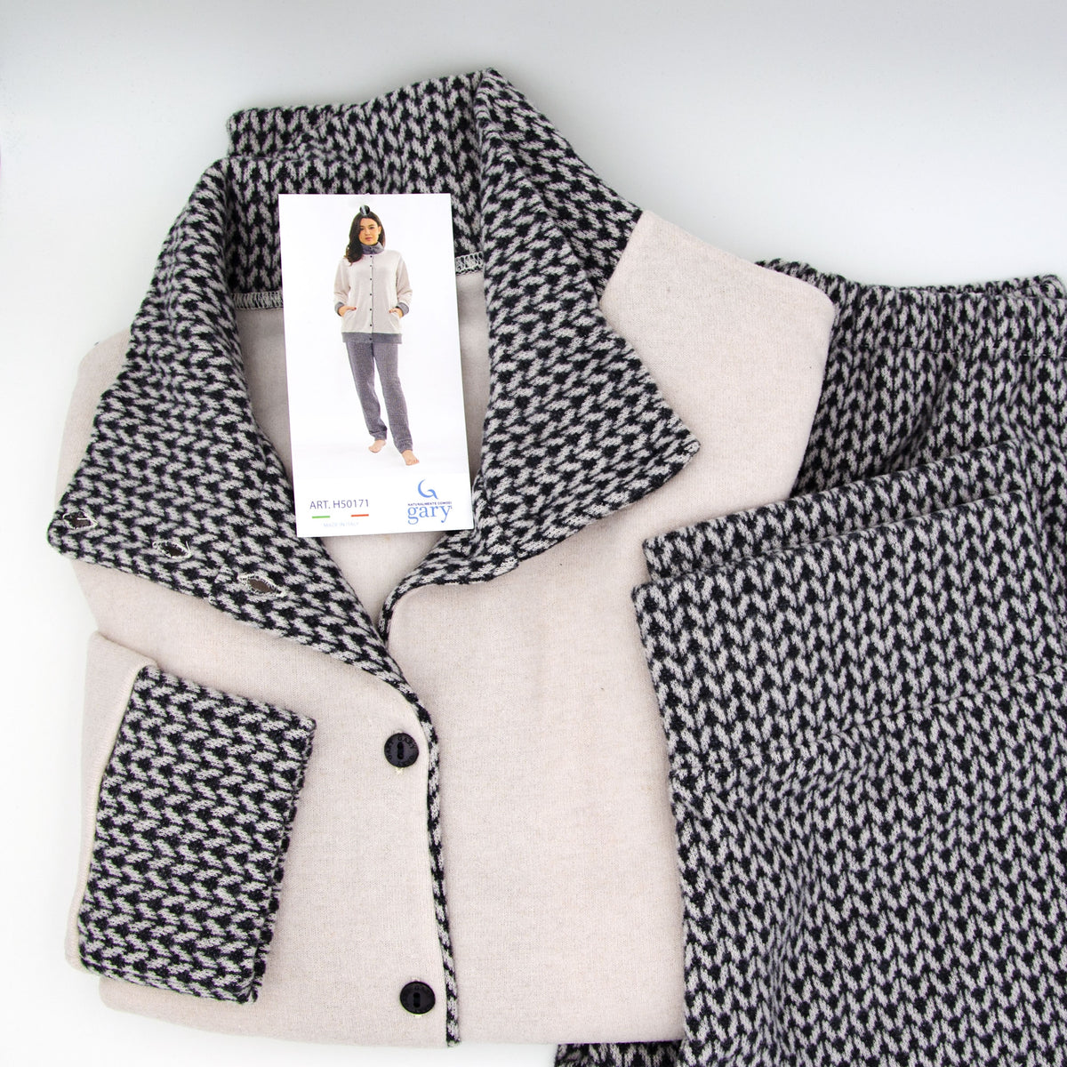 Pigiama a giacca donna Gary 50171 in punto milano