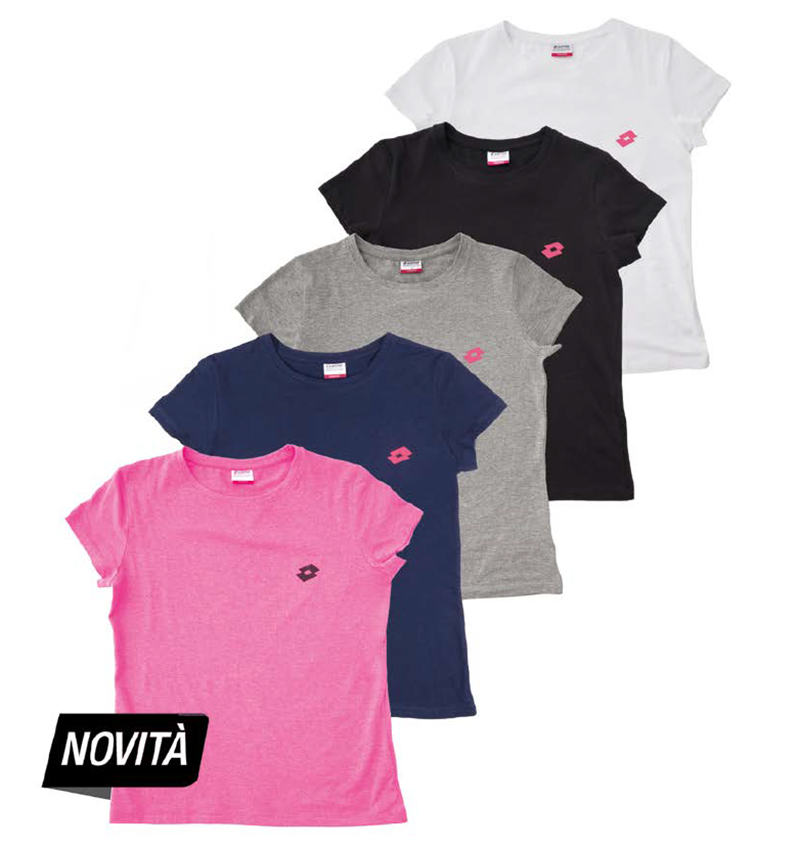 T-shirt mezza manica sportiva Lotto LA1011 cotone