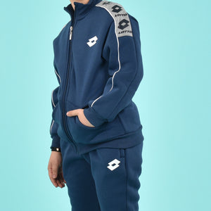 Tuta bambino Lotto LA1055 aperta felpata jeans