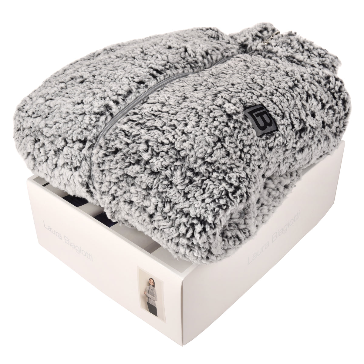 Tuta donna invernale Laura Biagiotti BPJ96590S caldissima grigio nero