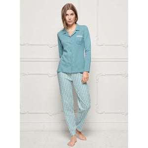 Pigiama donna Laura Biagiotti 96417 aperto assenzio