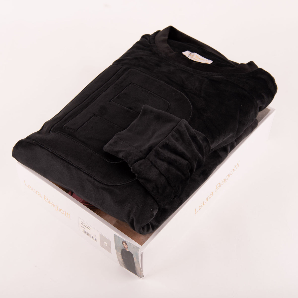 Tuta donna invernale Laura Biagiotti 96464 velluto nero