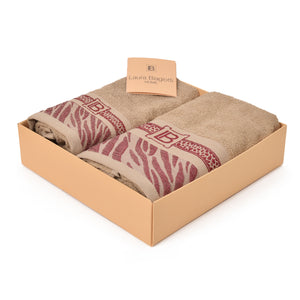 Set asciugamani Laura Biagiotti Celine viso + ospite
