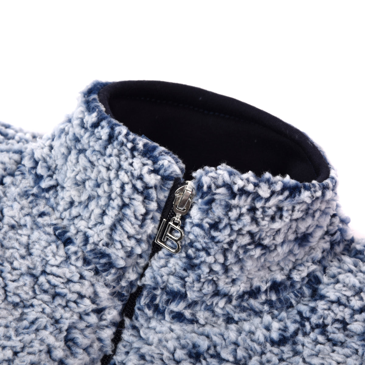 Giacca donna invernale pile sherpa Laura Biagiotti BPJ96592B blu