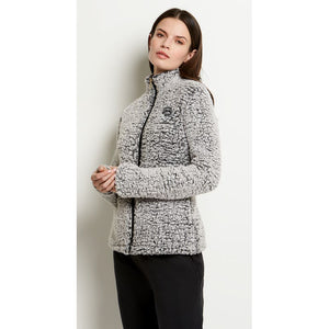 Giacca donna invernale pile sherpa Laura Biagiotti BPJ96592B grigio