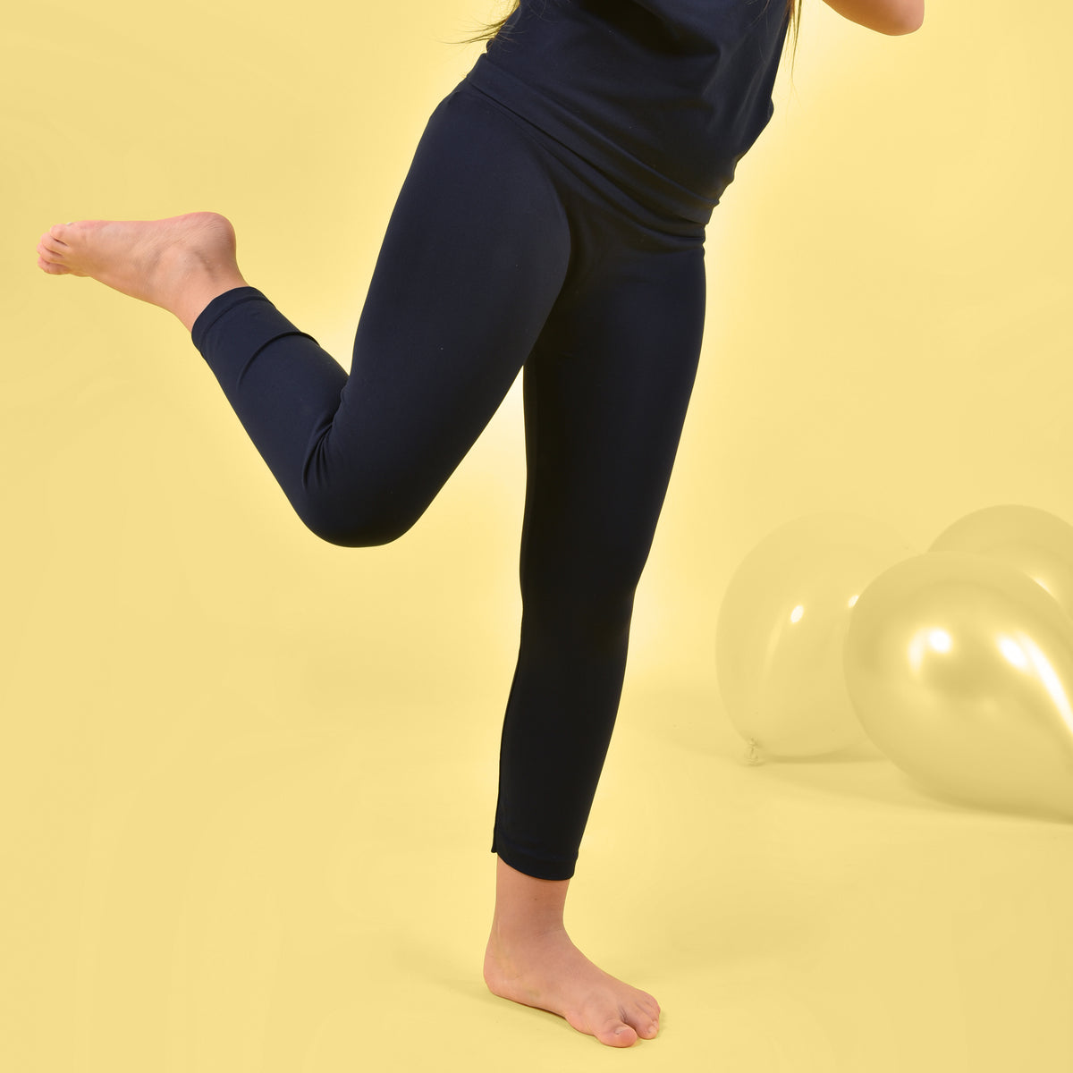 Leggings bimba Intimorosa in microfibra elasticizzata