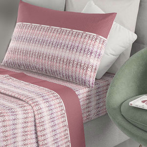 Lenzuola letto 100% cotone naturale Irge Ginevra Gioele