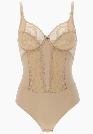 Body Lepel 704 a balconcino con ferretto coppa C in pizzo