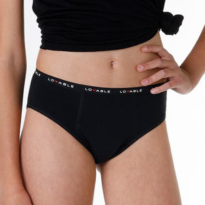 Slip da ciclo ragazza Lovable LKAY7 / L0DPO lavabili flusso medio