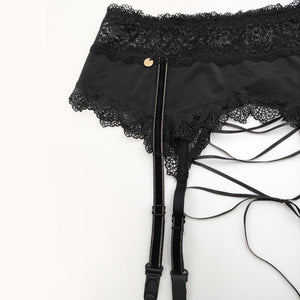 Sexy set reggiseno reggicalze e perizoma Lolitte Obsessive