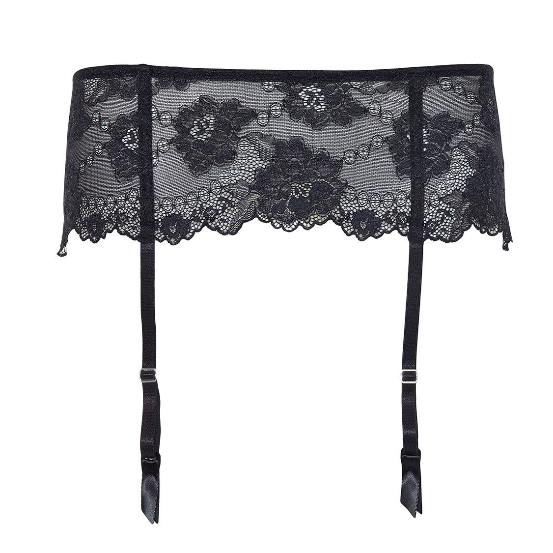 Reggicalze sexy Lormar Lux in pizzo elasticizzato