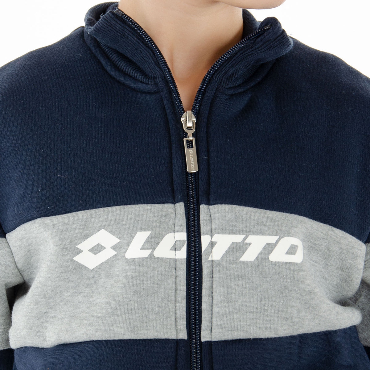 Tuta bambino Lotto LA1054 cotone felpato blu