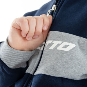 Tuta bambino Lotto LA1054 cotone felpato blu