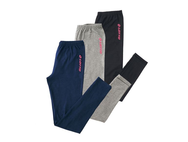 Leggins sportivo Lotto LA1010 con logo sulla gamba