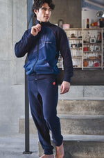 Pigiama uomo in pile Lotto la6008 jeans stile tuta invernale