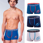 Boxer uomo lotto LB1255 cotone elasticizzato 3 pz.