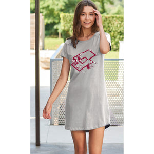 Maxi maglia Lotto LP2057 manica corta grigio melange