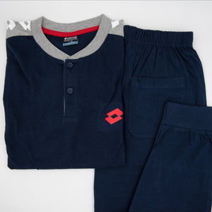 Pigiama uomo Lotto LP4058 cotone blu