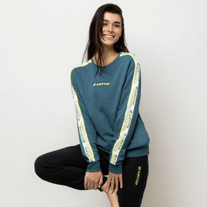 Pigiama donna cotone felpato Lotto LP6089 sportivo