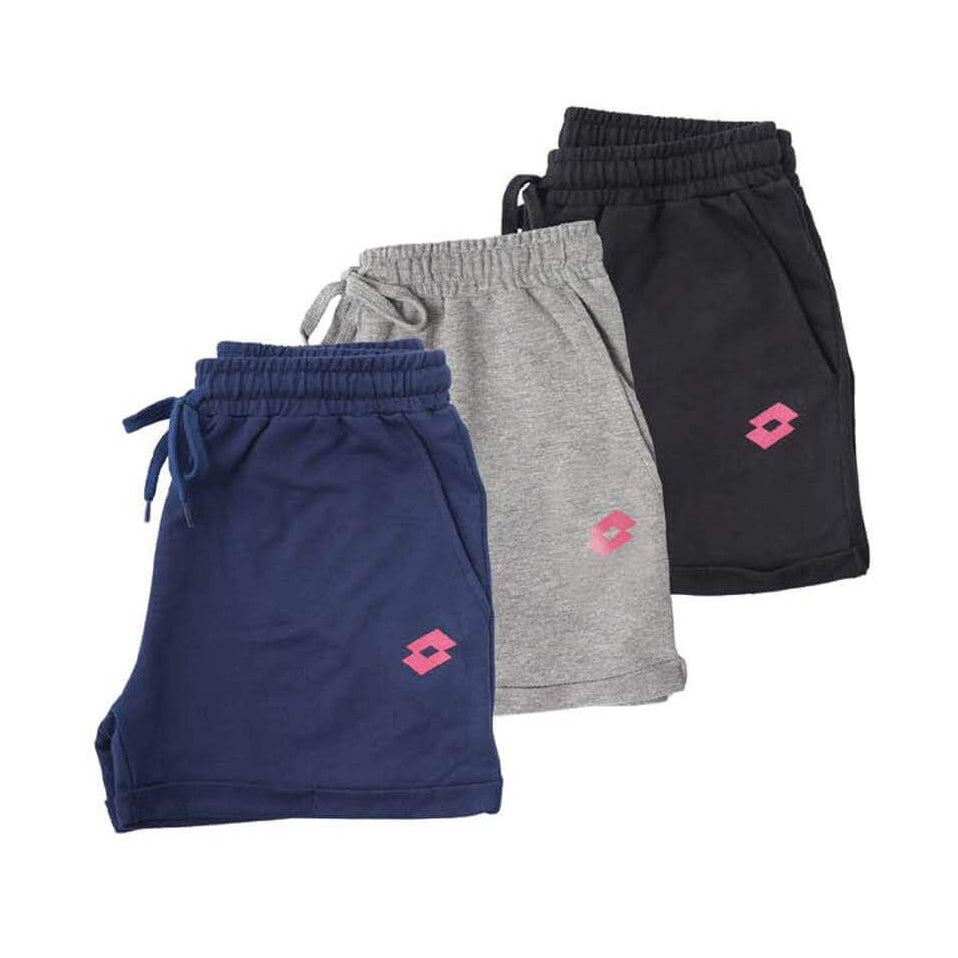 Pantaloncino short donna Lotto LA1018 sportivo cotone