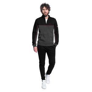 Tuta uomo cotone garzato full zip Lonsdale LOUAI25165