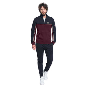 Tuta uomo cotone garzato full zip Lonsdale LOUAI25165