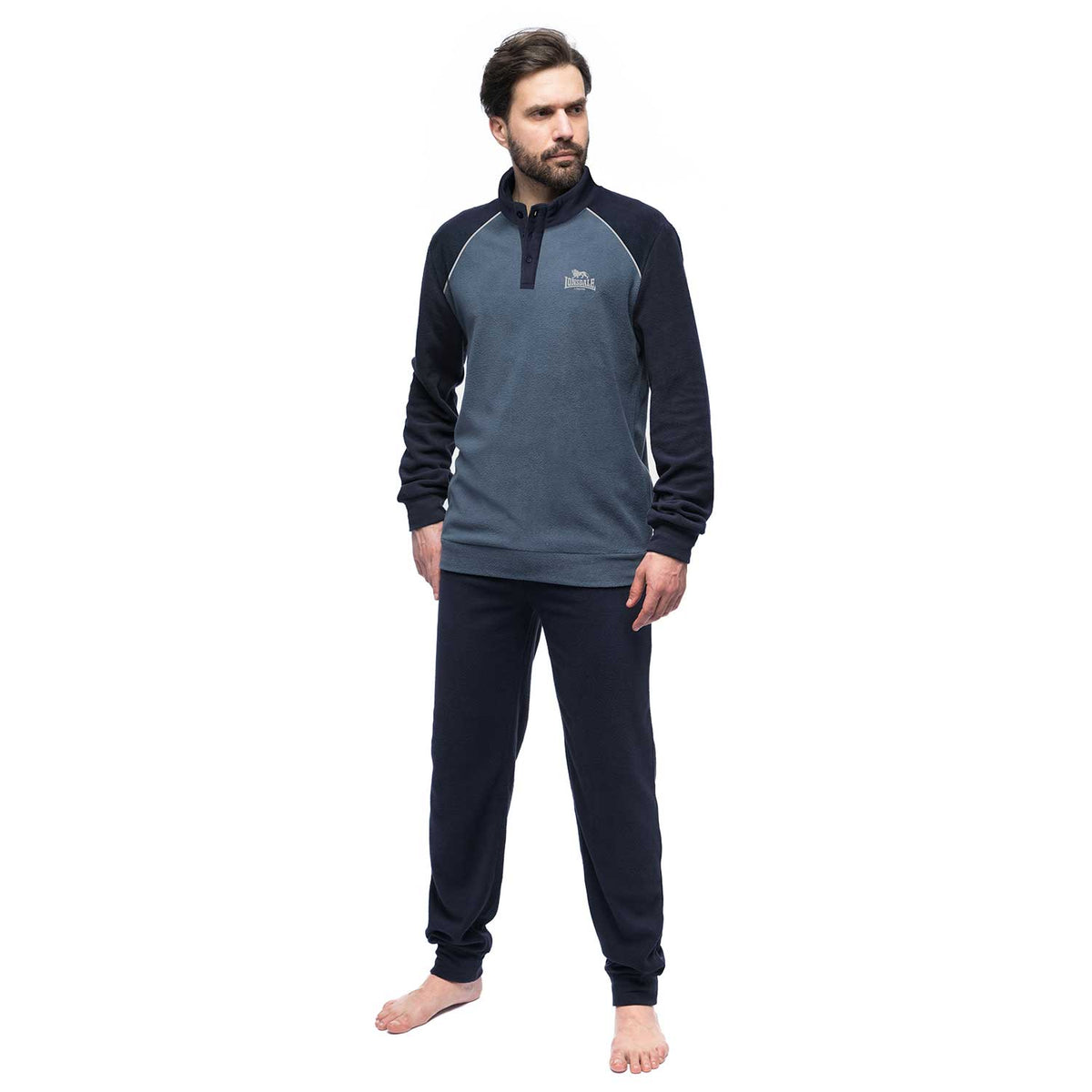 Pigiama uomo collo alto pile Lonsdale LOUAI25235