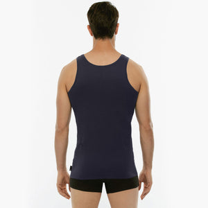 Canotta Lovable LVB cotone elasticizzato stretch L05XV blu