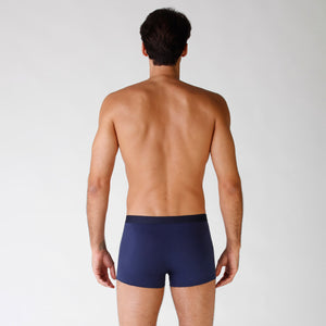 Boxer uomo cotone Lovable LVB uomo L09G4 blu 2 pezzi