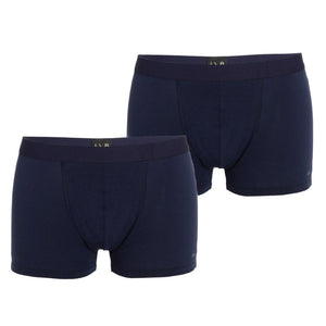 Boxer uomo cotone Lovable LVB uomo L09G4 blu 2 pezzi