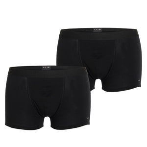 Boxer uomo cotone Lovable LVB uomo L09G4 nero 2 pezzi