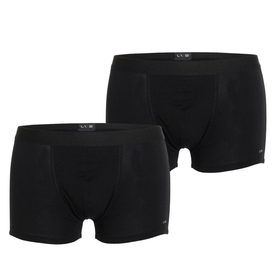 Boxer uomo cotone Lovable LVB uomo L09G4 nero 2 pezzi