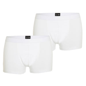 Boxer uomo cotone Lovable LVB uomo L09G4 bianco 2 pezzi
