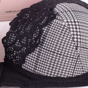 Coordinato completino sexy Love and bra balconcino brasiliana 35498 nero