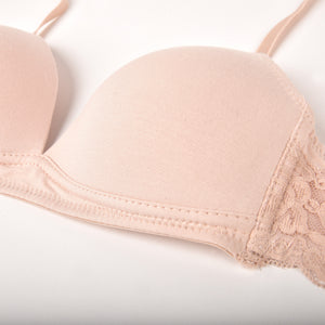 Reggiseno a triangolo Love and Bra Mia in cotone elasticizzato senza ferretto