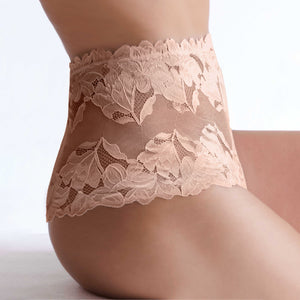 Culotte brasiliana a vita alta in pizzo floreale – Love and Bra Selena