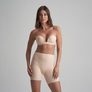 Pantaloncino modellante con scollo sul retro Bye bra low back mid waist short