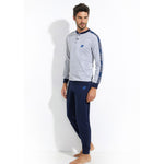 Pigiama uomo cotone leggero sportivo uomo Lotto LP1050 grigio mel.