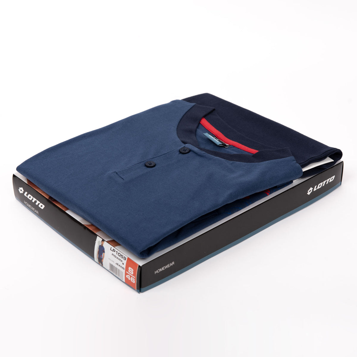 Pigiama uomo corto estivo jeans Lotto LP1059