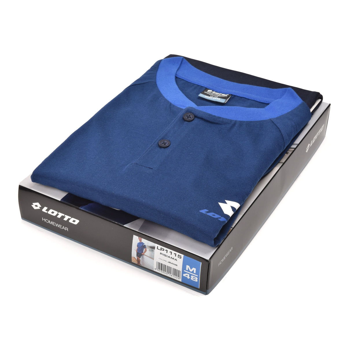 Pigiama uomo Lotto cotone fresco sportivo LP1115